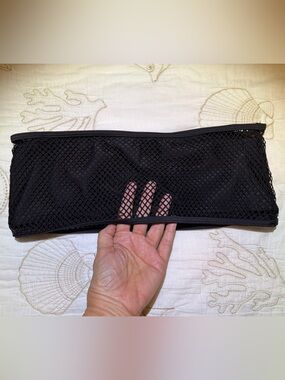 Sexy Black Mesh Bandeau Bikini Swimsuit Top